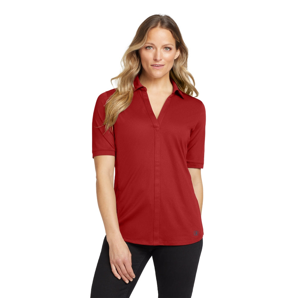 OGIO® Women's Metro Polo - Ripped Red