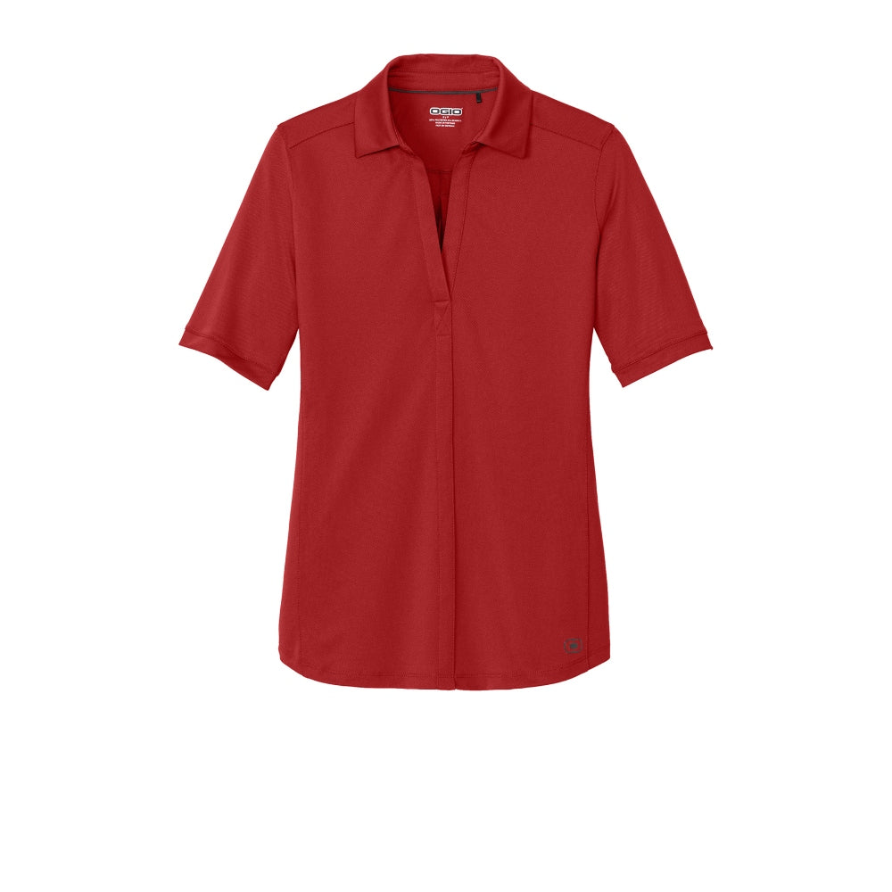 OGIO® Women's Metro Polo - Ripped Red
