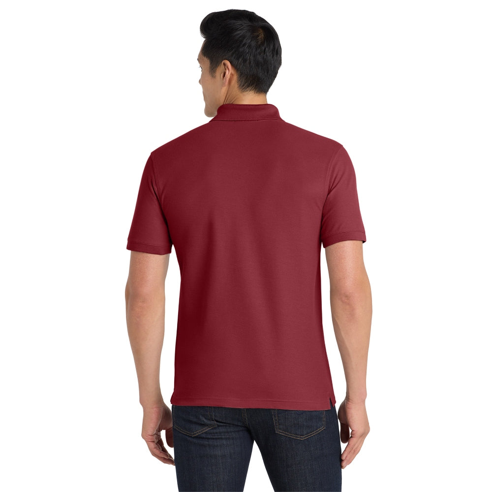 Port Authority® Core Classic Pique Polo - Burgundy