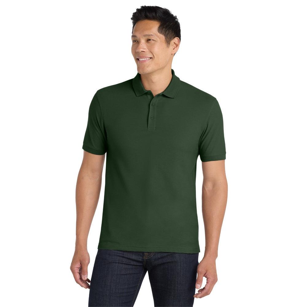 Port Authority® Core Classic Pique Polo - Deep Forest Green