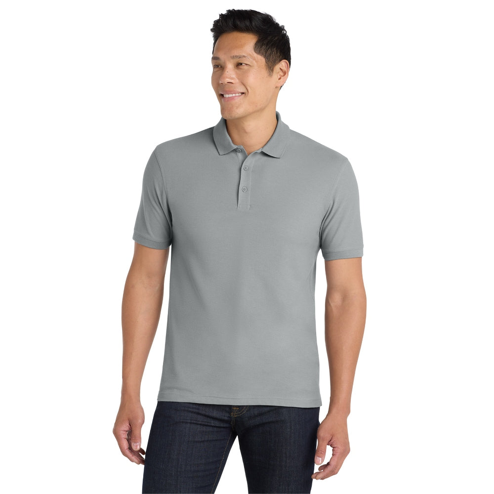 Port Authority® Core Classic Pique Polo - Gusty Grey