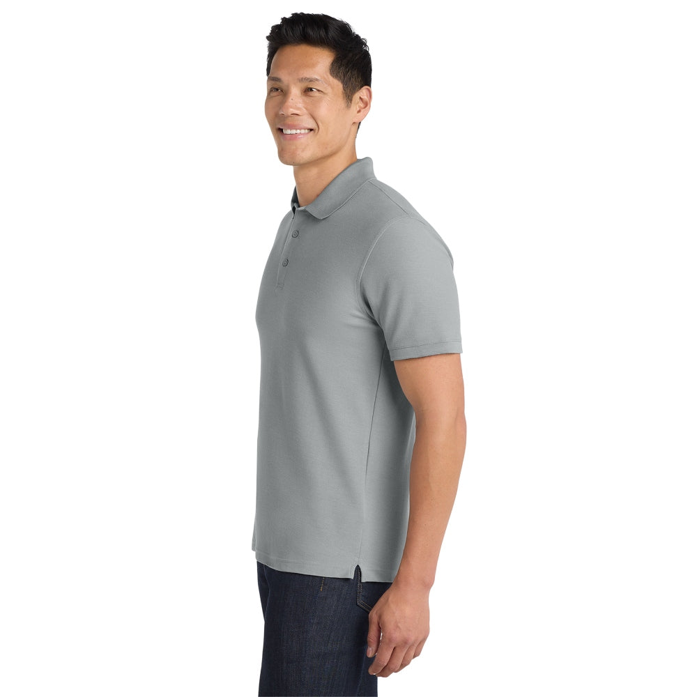 Port Authority® Core Classic Pique Polo - Gusty Grey