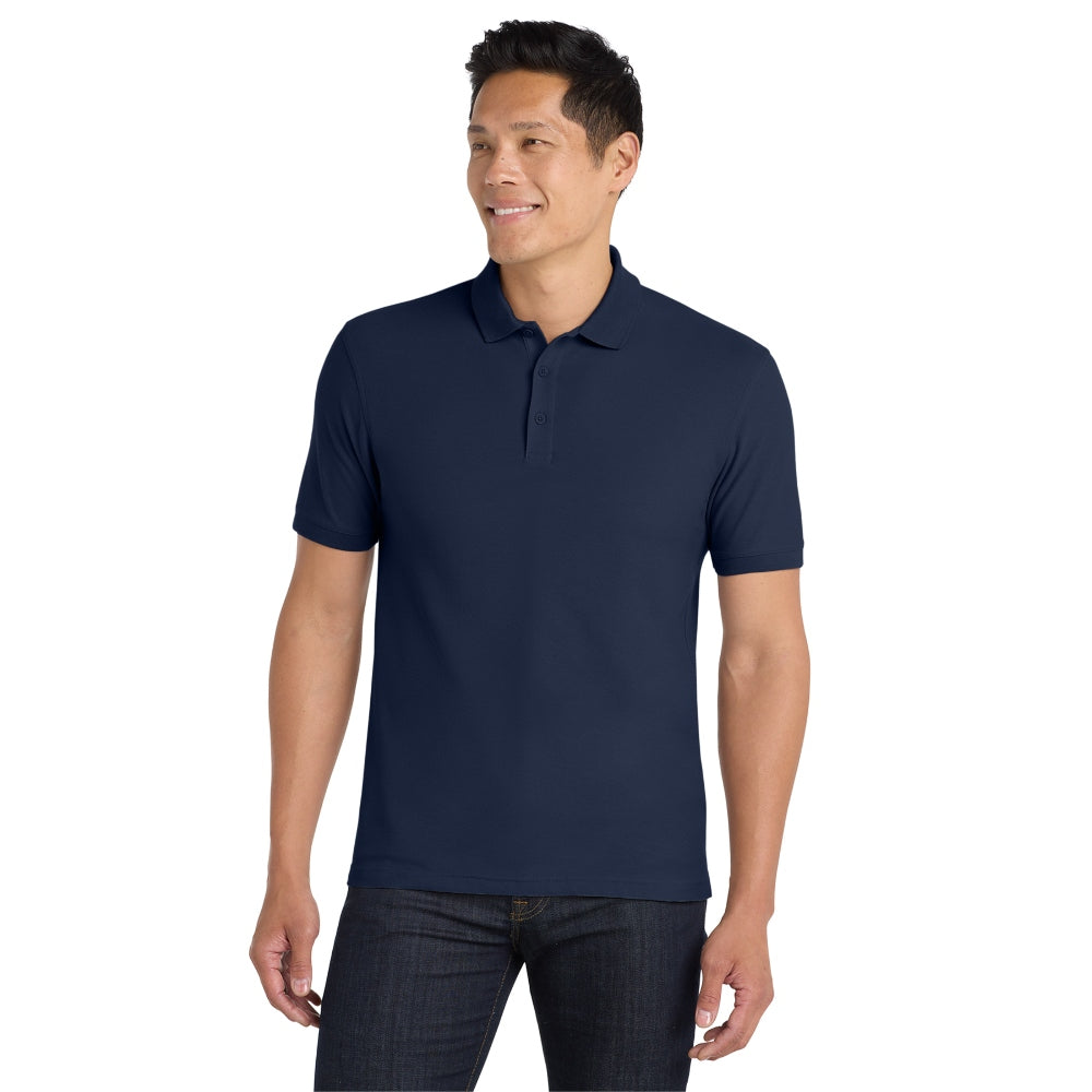 Port Authority® Core Classic Pique Polo - River Blue Navy