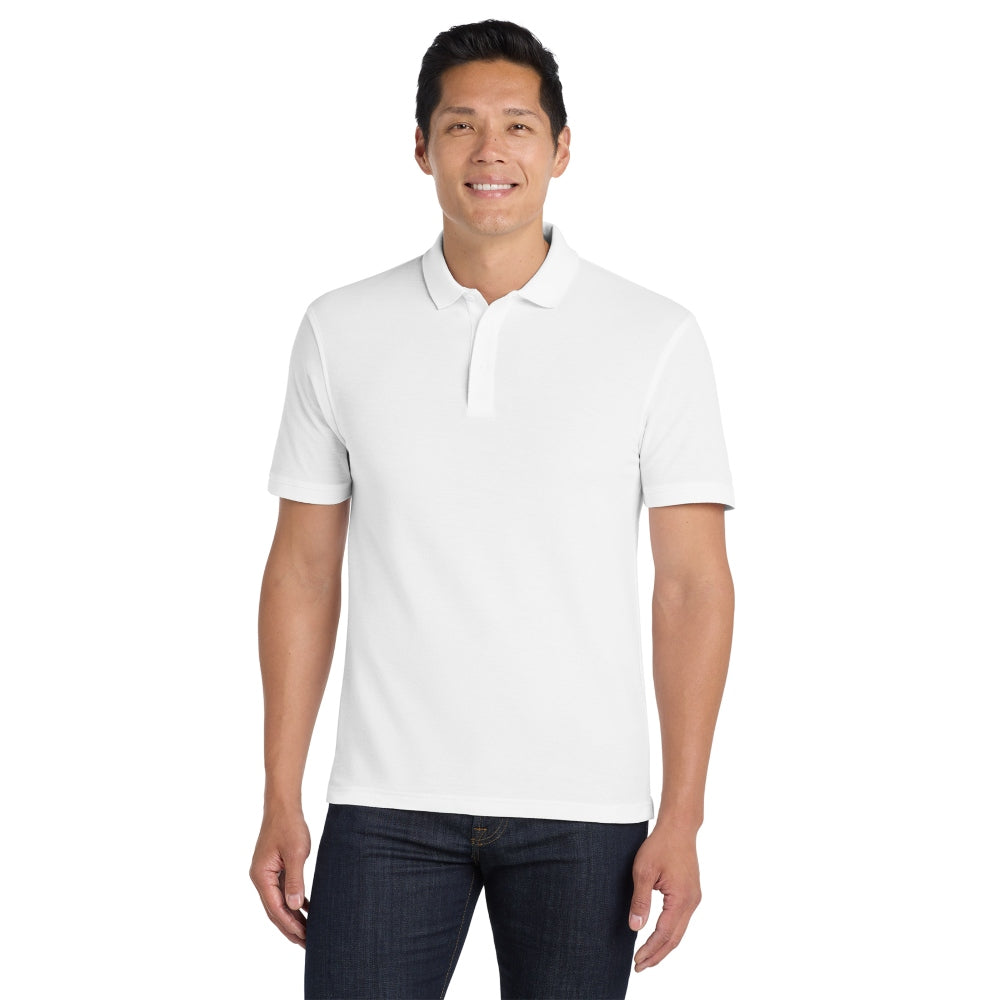 Port Authority® Core Classic Pique Polo - White