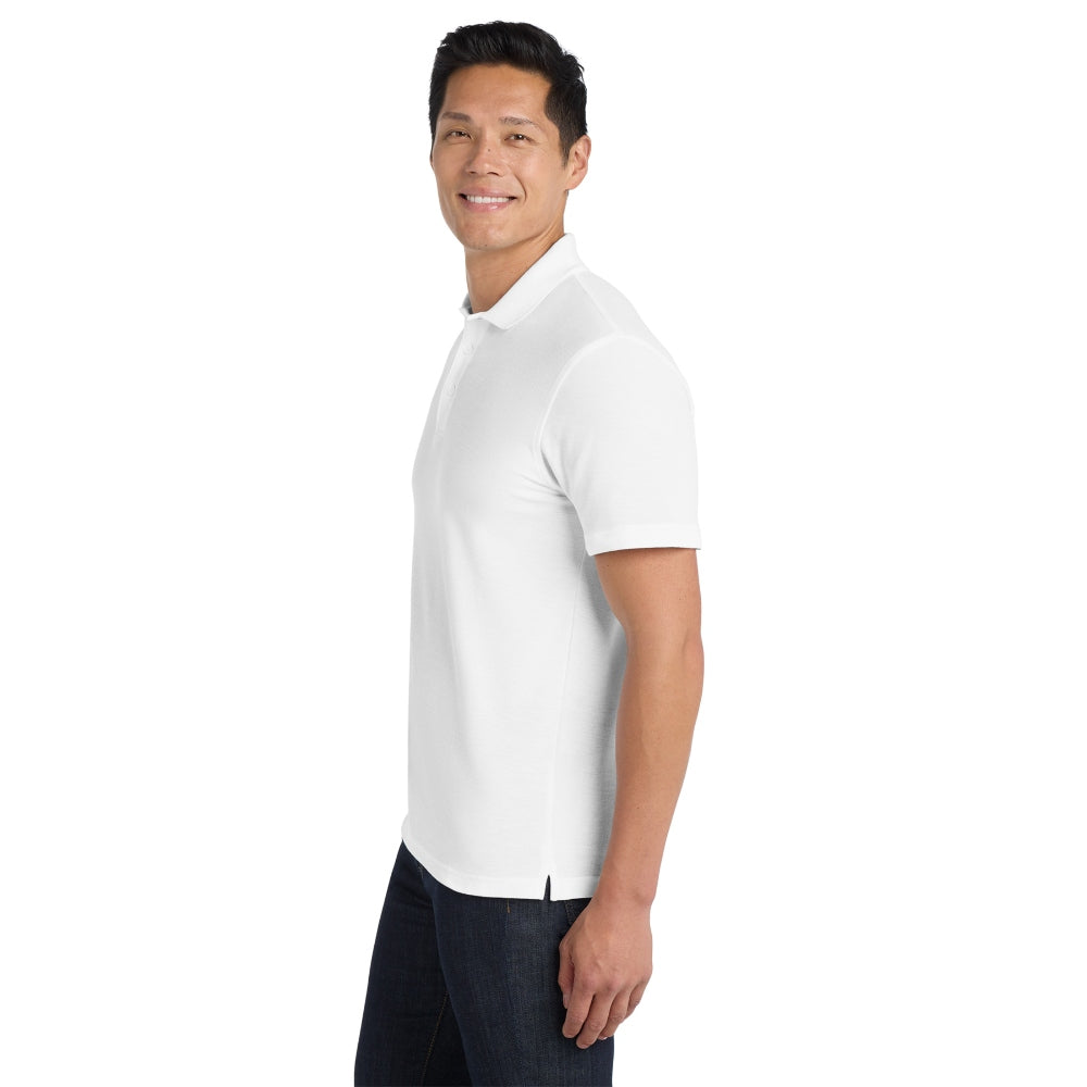 Port Authority® Core Classic Pique Polo - White