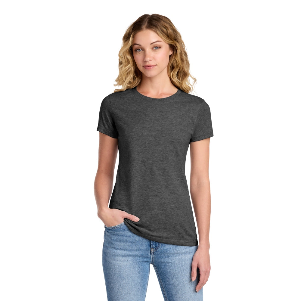 Port & Co™ Women's Fan Favorite™ Tee - Dark Grey Heather