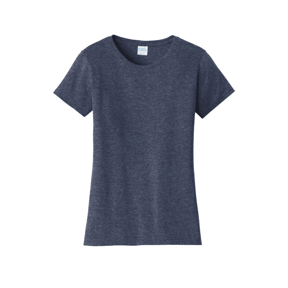 Port & Co™ Women's Fan Favorite™ Tee - Heather Navy