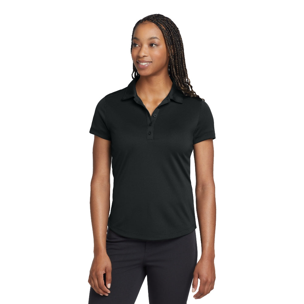 Nike Women's Dri-FIT Players Modern Fit Polo - Black