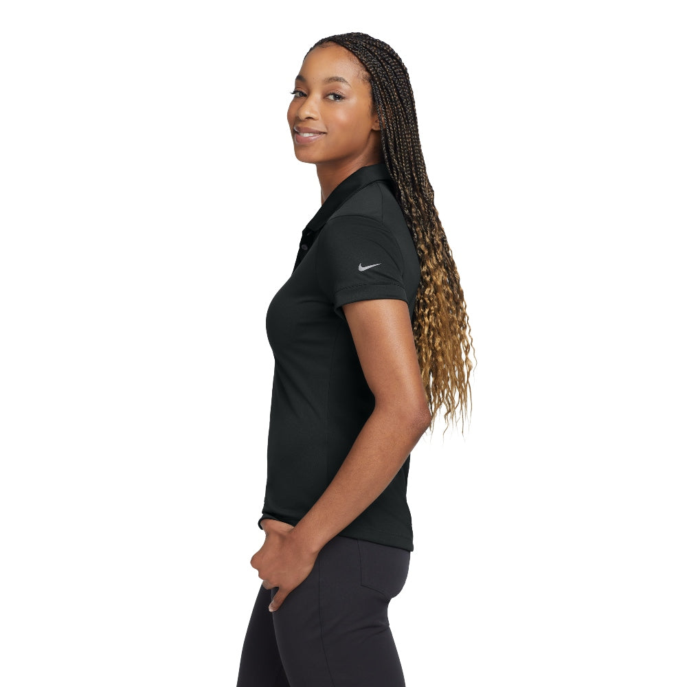 Nike Women's Dri-FIT Players Modern Fit Polo - Black