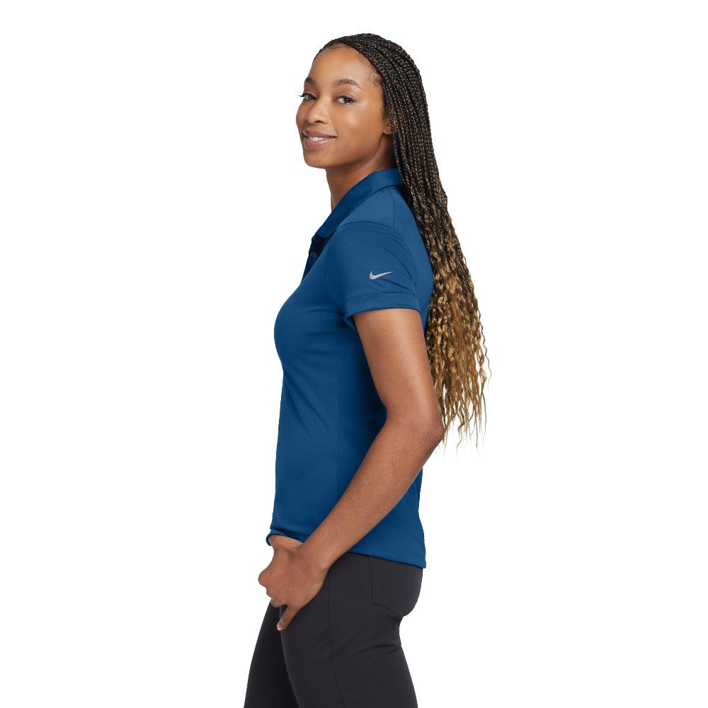 Nike Women's Dri-FIT Players Modern Fit Polo - Gym Blue