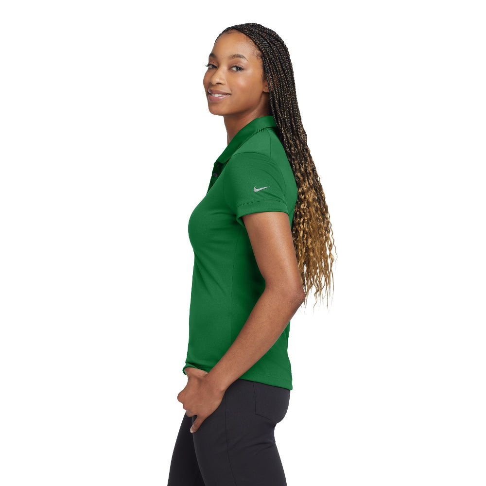 Nike Women's Dri-FIT Players Modern Fit Polo - Pine Green