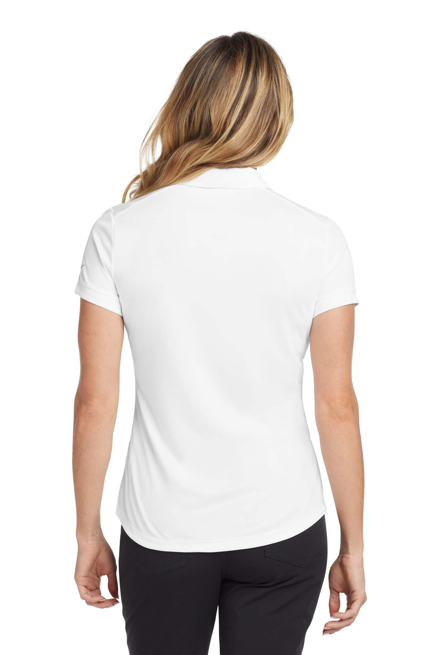 Nike Women's Dri-FIT Players Modern Fit Polo - White