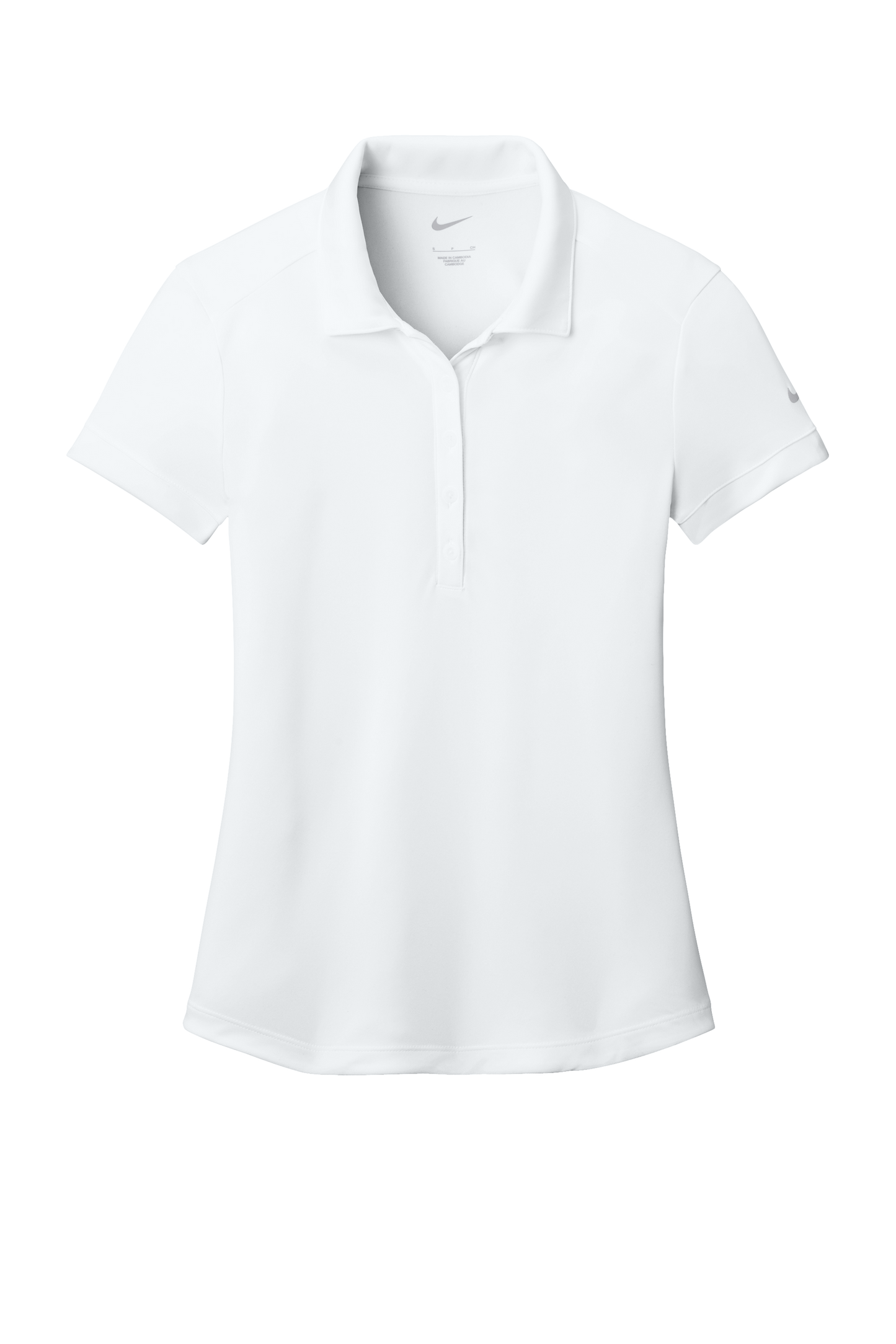 Nike Women's Dri-FIT Players Modern Fit Polo - White