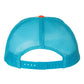 Richardson 115 Low Profile Trucker Cap - White/Blue Hawaiin/Pale Orange