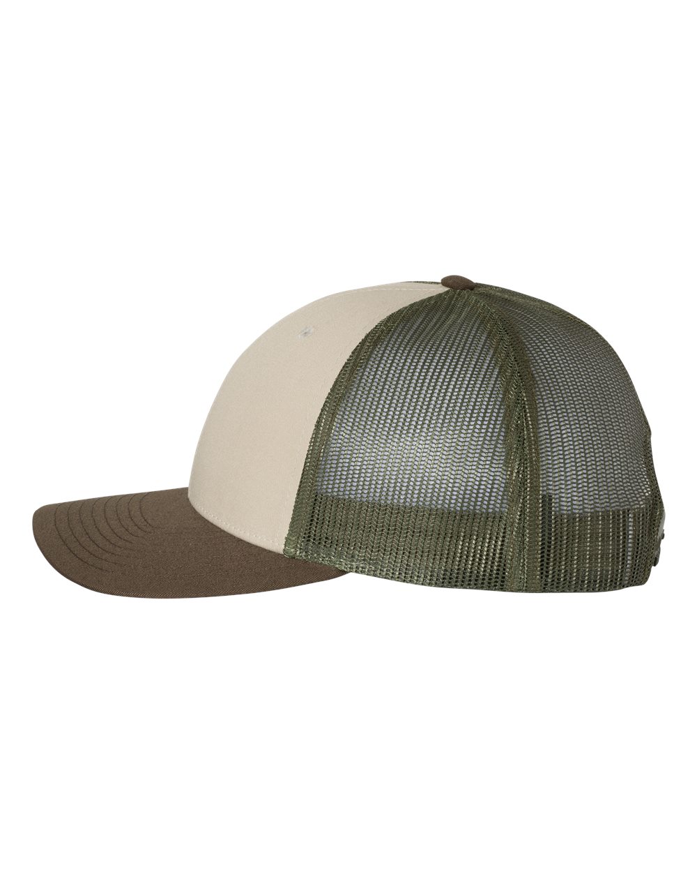 Richardson 115 Low Profile Trucker Cap - Tan/Loden/Brown