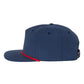 Richardson - Umpqua Snapback Cap - 256 - Navy/Red