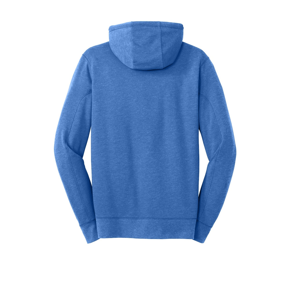 New Era® Tri-Blend Fleece Full-Zip Hoodie - Royal Heather