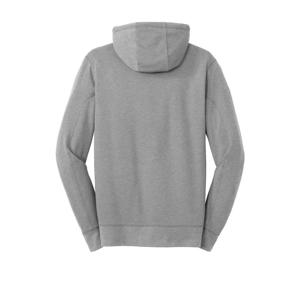 New Era® Tri-Blend Fleece Full-Zip Hoodie - Shadow Grey Heather