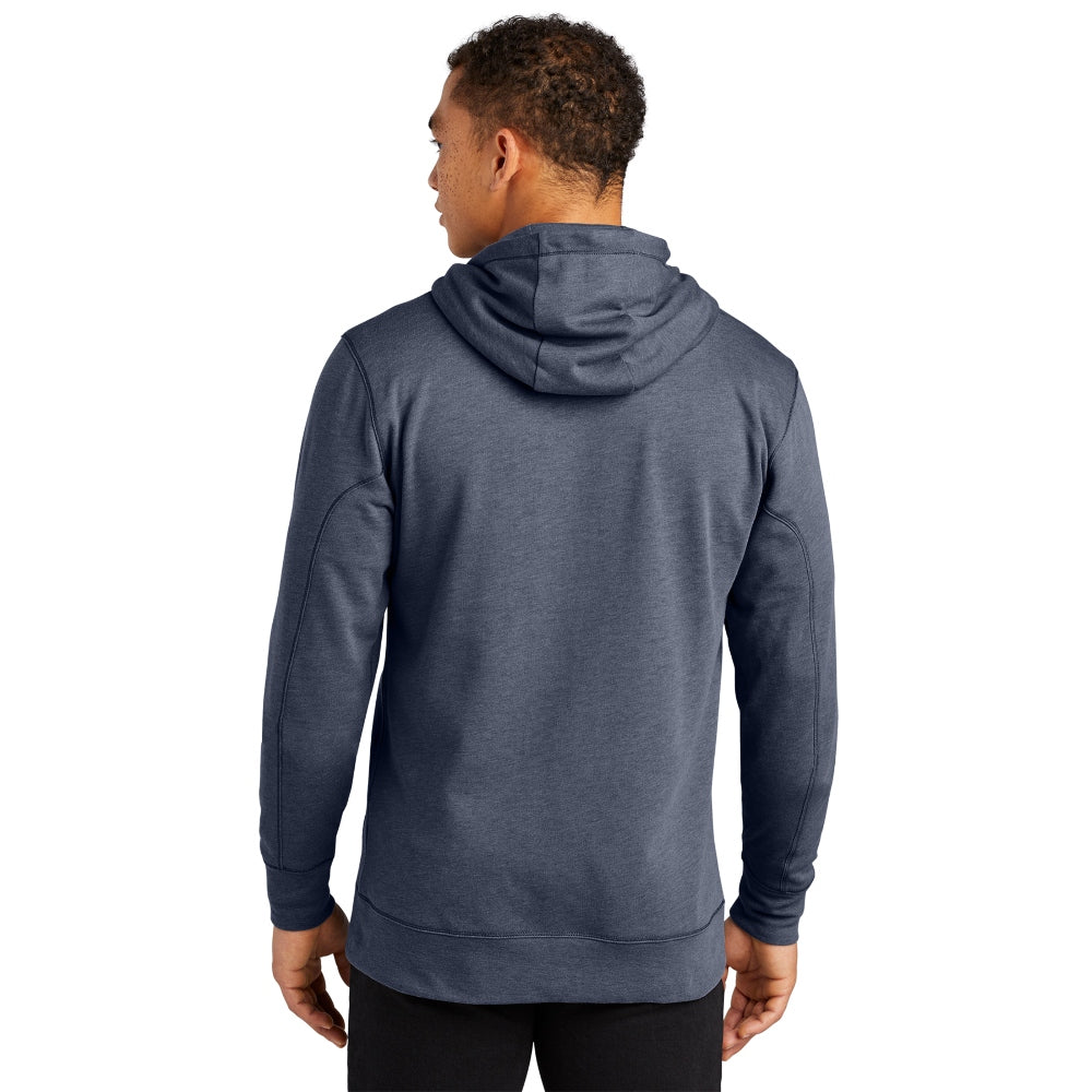 New Era® Tri-Blend Fleece Full-Zip Hoodie - True Navy Heather