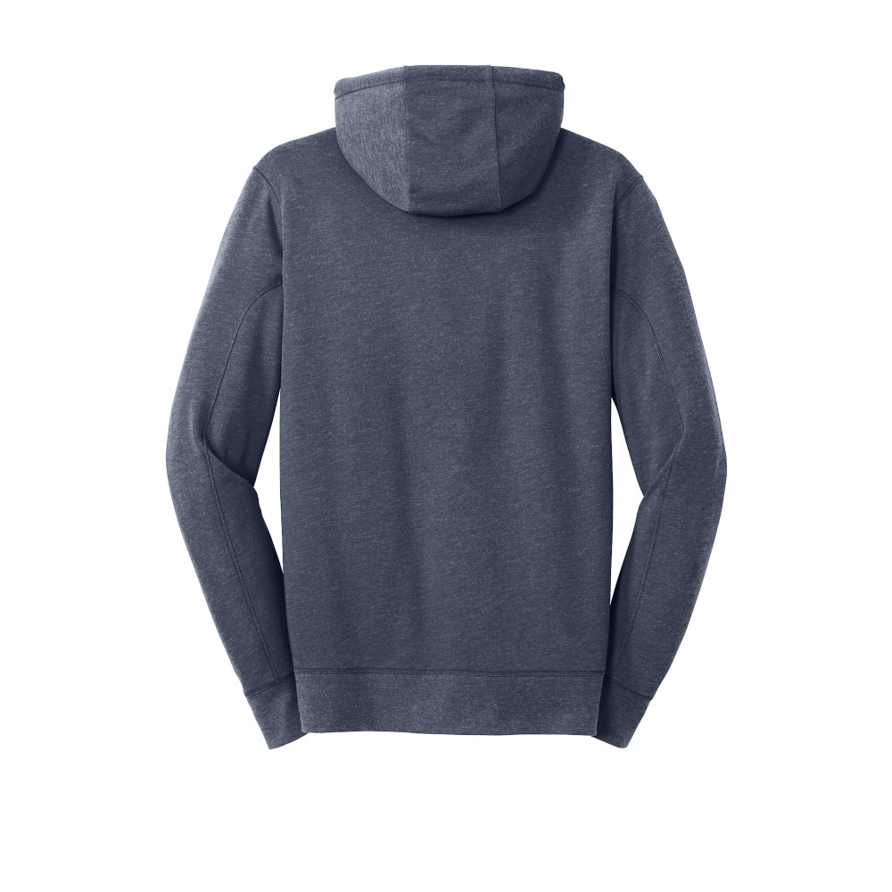 New Era® Tri-Blend Fleece Full-Zip Hoodie - True Navy Heather