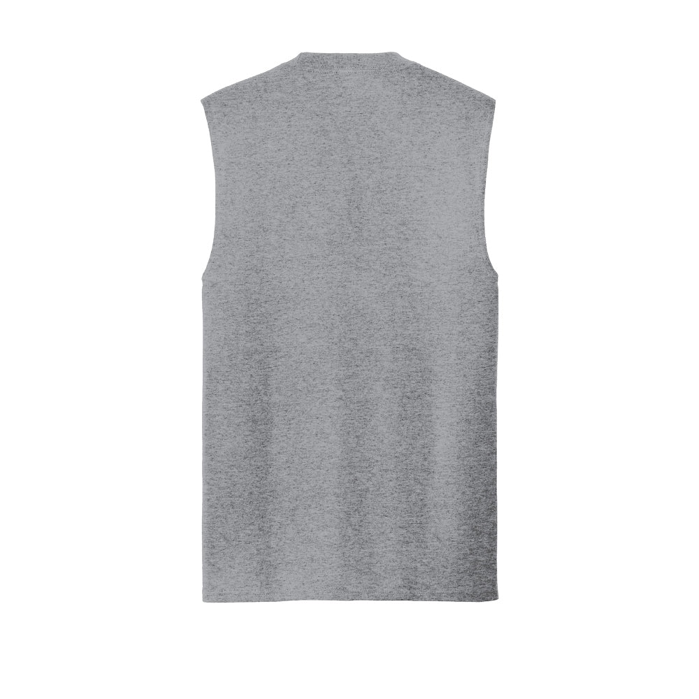 Port & Co™ Core Cotton Sleeveless Tee - Athletic Heather