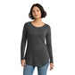 District® Women’s Perfect Tri® Long Sleeve Tunic Tee - Black Frost