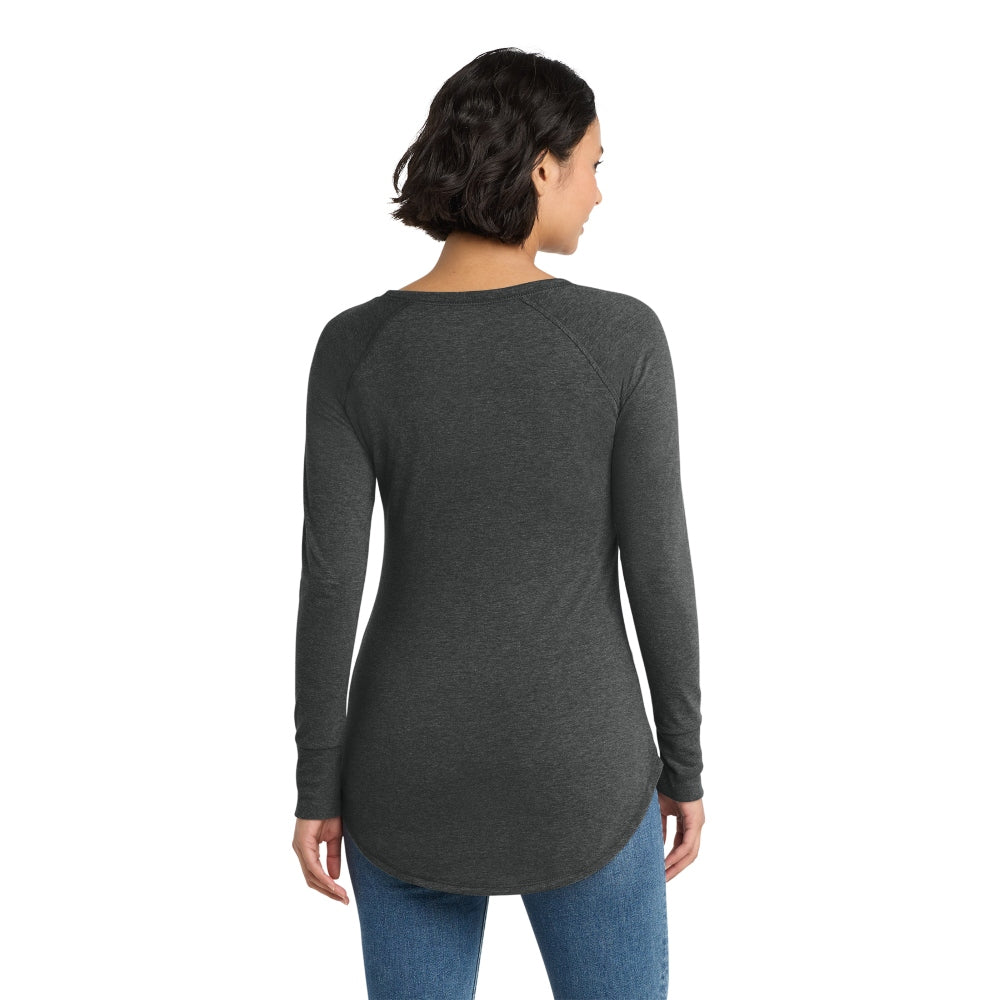 District® Women’s Perfect Tri® Long Sleeve Tunic Tee - Black Frost