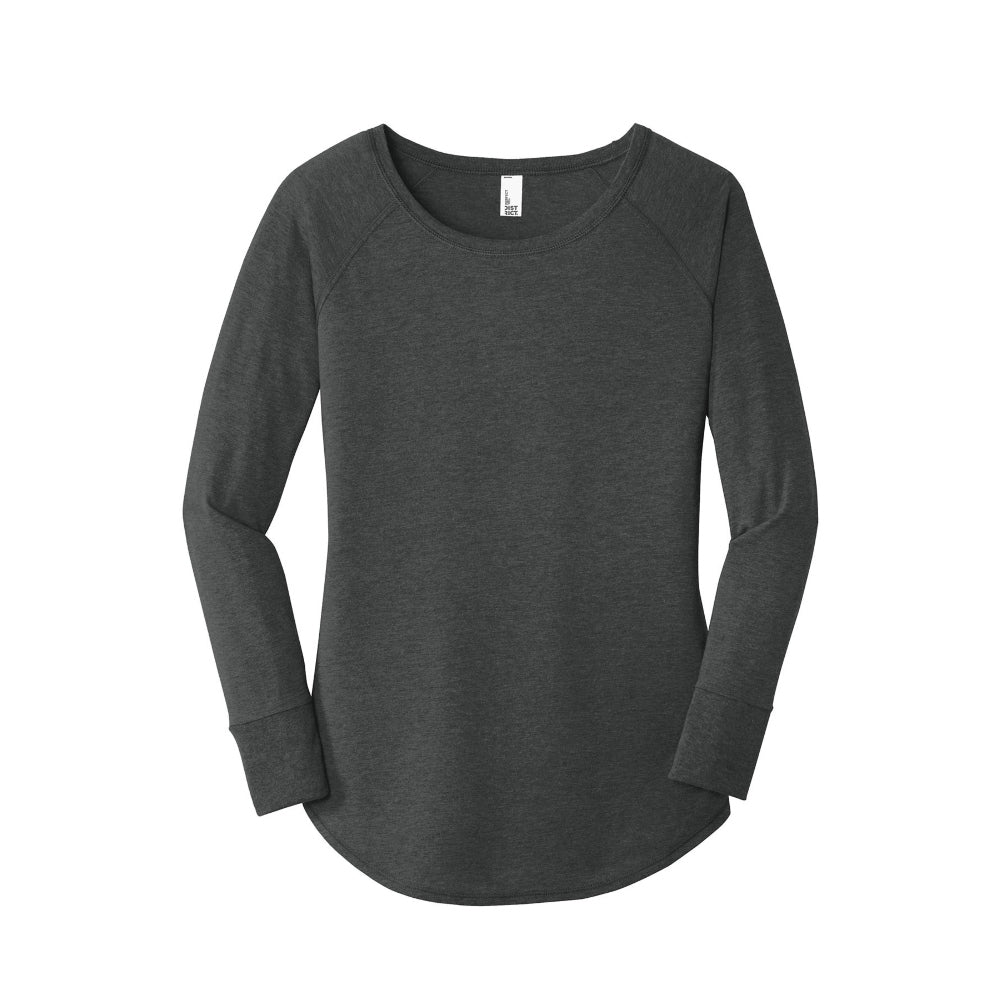 District® Women’s Perfect Tri® Long Sleeve Tunic Tee - Black Frost
