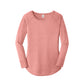 District® Women’s Perfect Tri® Long Sleeve Tunic Tee - Blush Frost