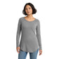 District® Women’s Perfect Tri® Long Sleeve Tunic Tee - Grey Frost