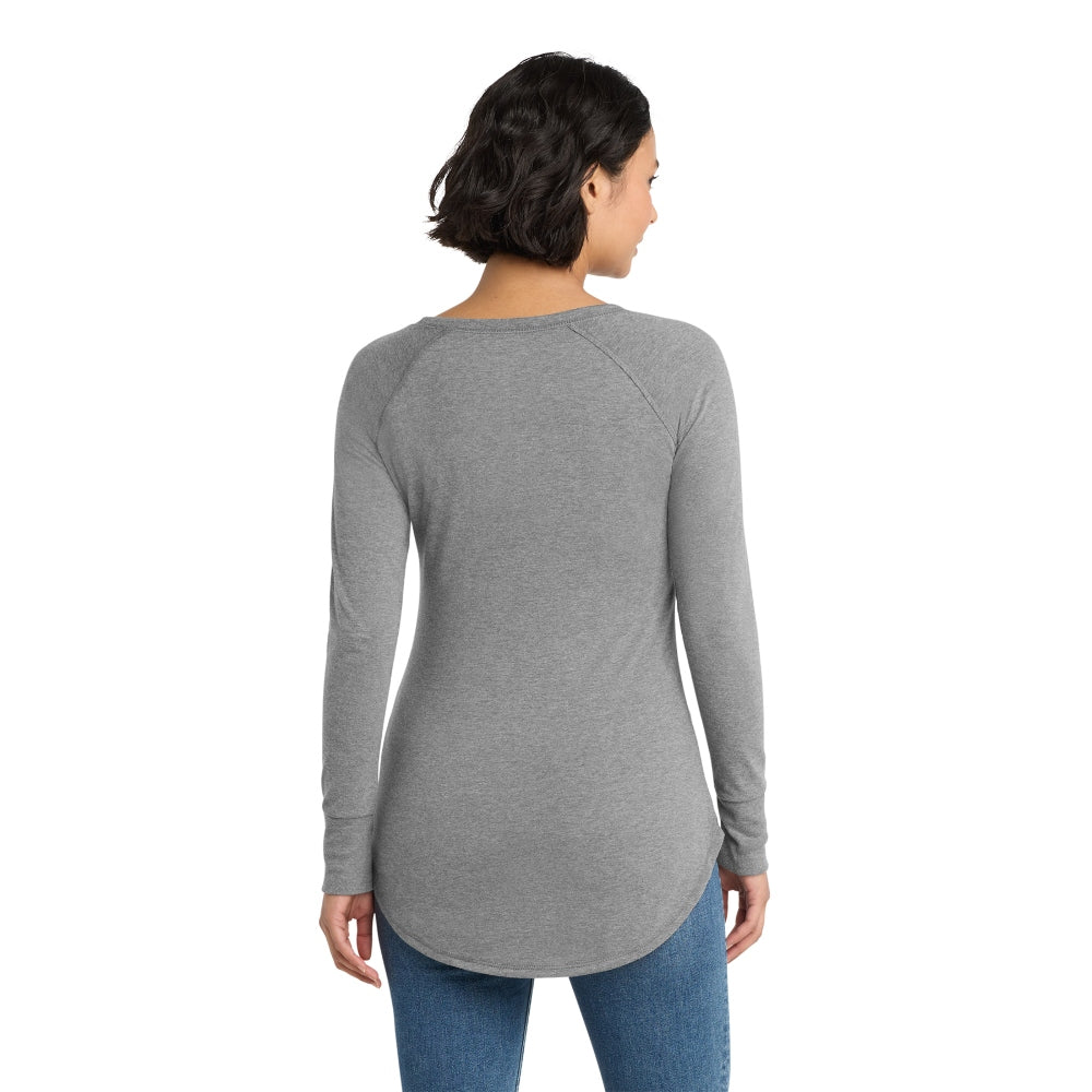 District® Women’s Perfect Tri® Long Sleeve Tunic Tee - Grey Frost