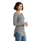 District® Women’s Perfect Tri® Long Sleeve Tunic Tee - Grey Frost
