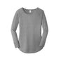 District® Women’s Perfect Tri® Long Sleeve Tunic Tee - Grey Frost