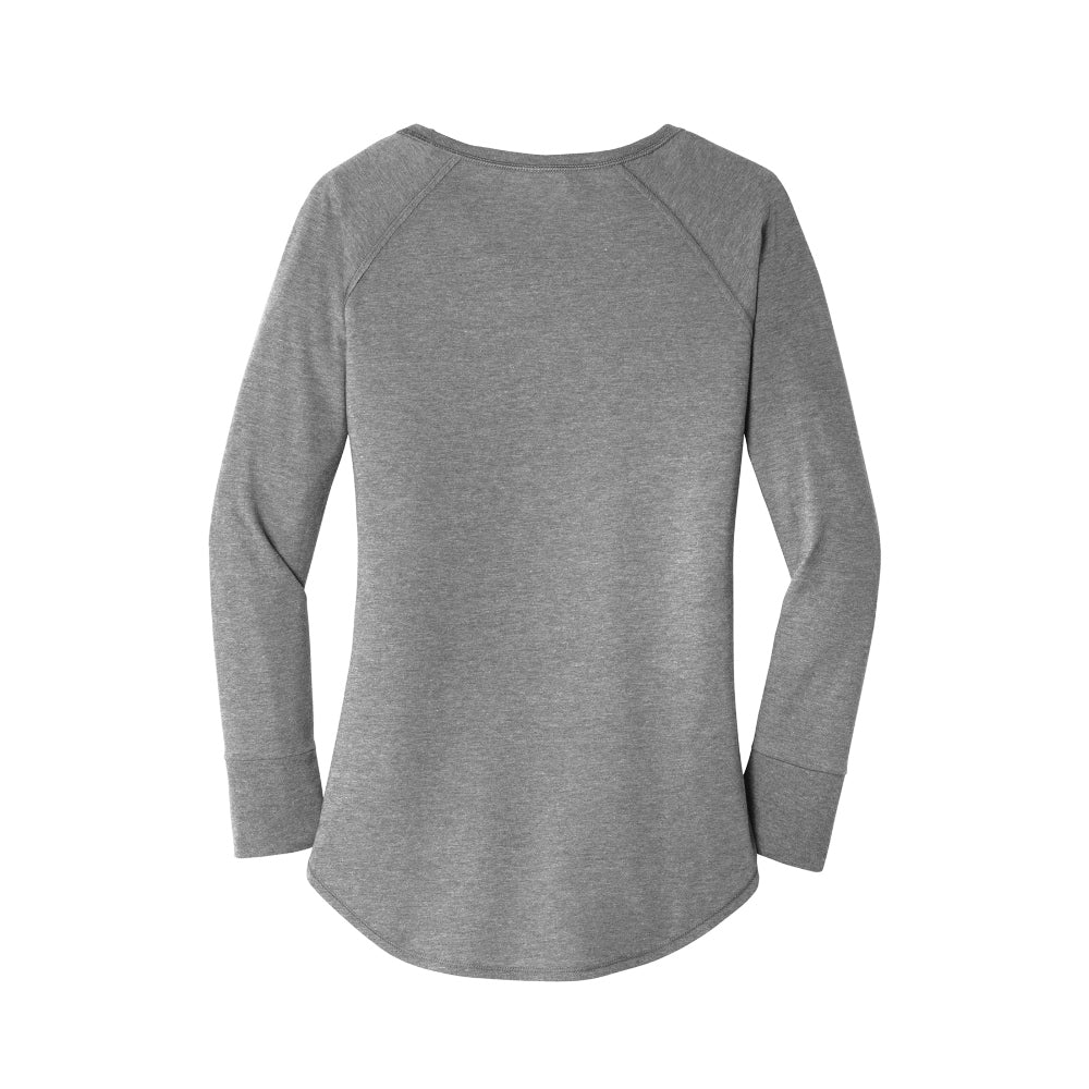 District® Women’s Perfect Tri® Long Sleeve Tunic Tee - Grey Frost