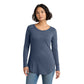 District® Women’s Perfect Tri® Long Sleeve Tunic Tee - Navy Frost