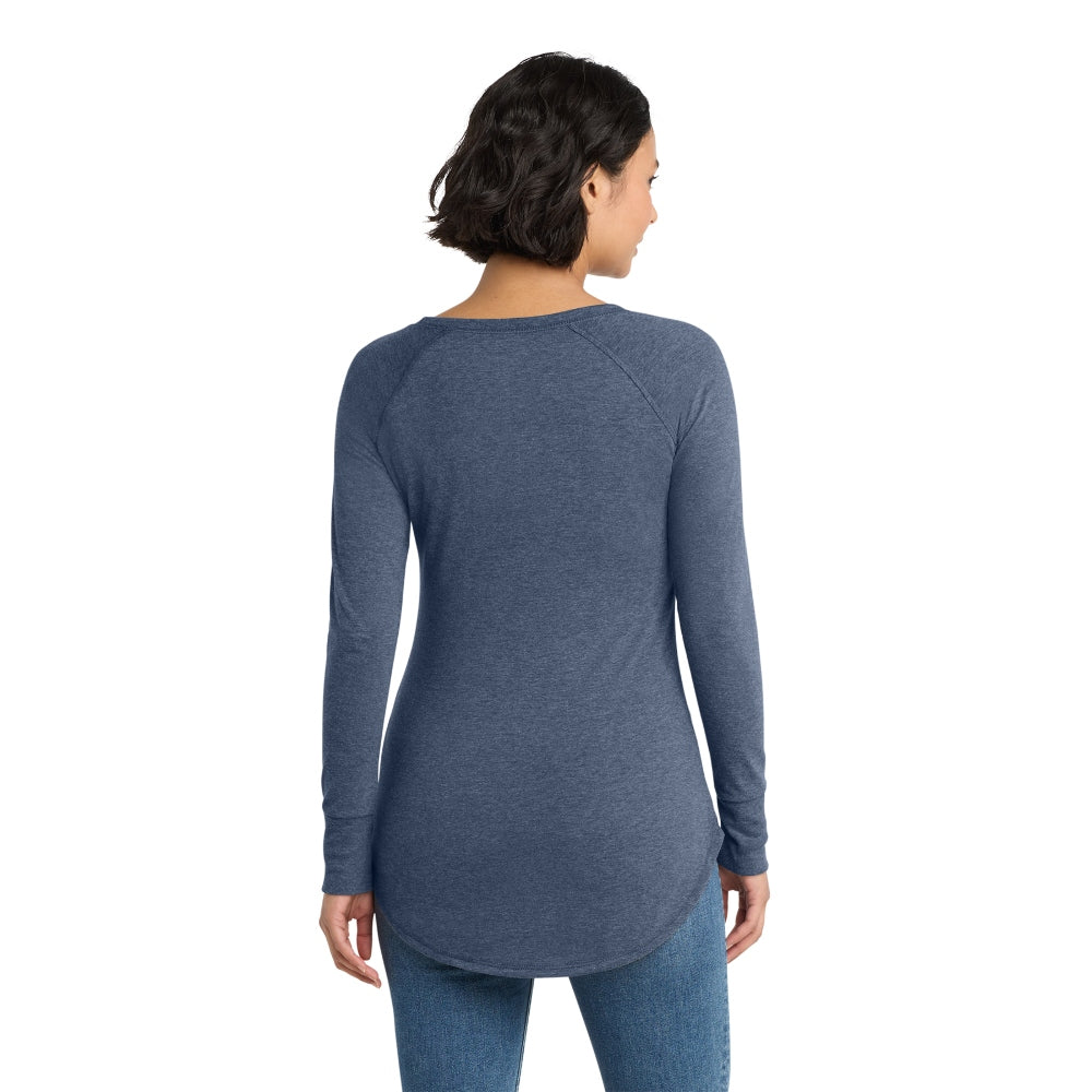 District® Women’s Perfect Tri® Long Sleeve Tunic Tee - Navy Frost
