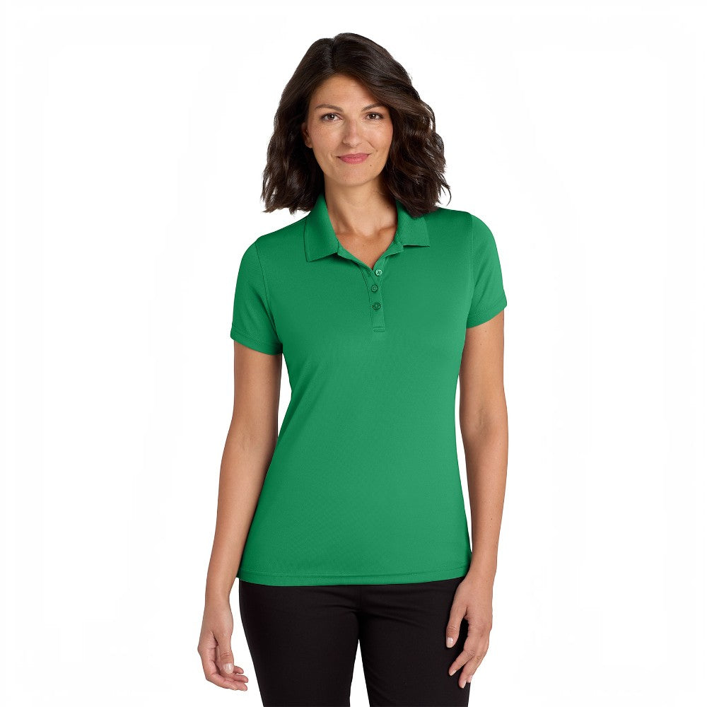 Port Authority® Women's Dry Zone® UV Micro-Mesh Polo - Bright Kelly Green