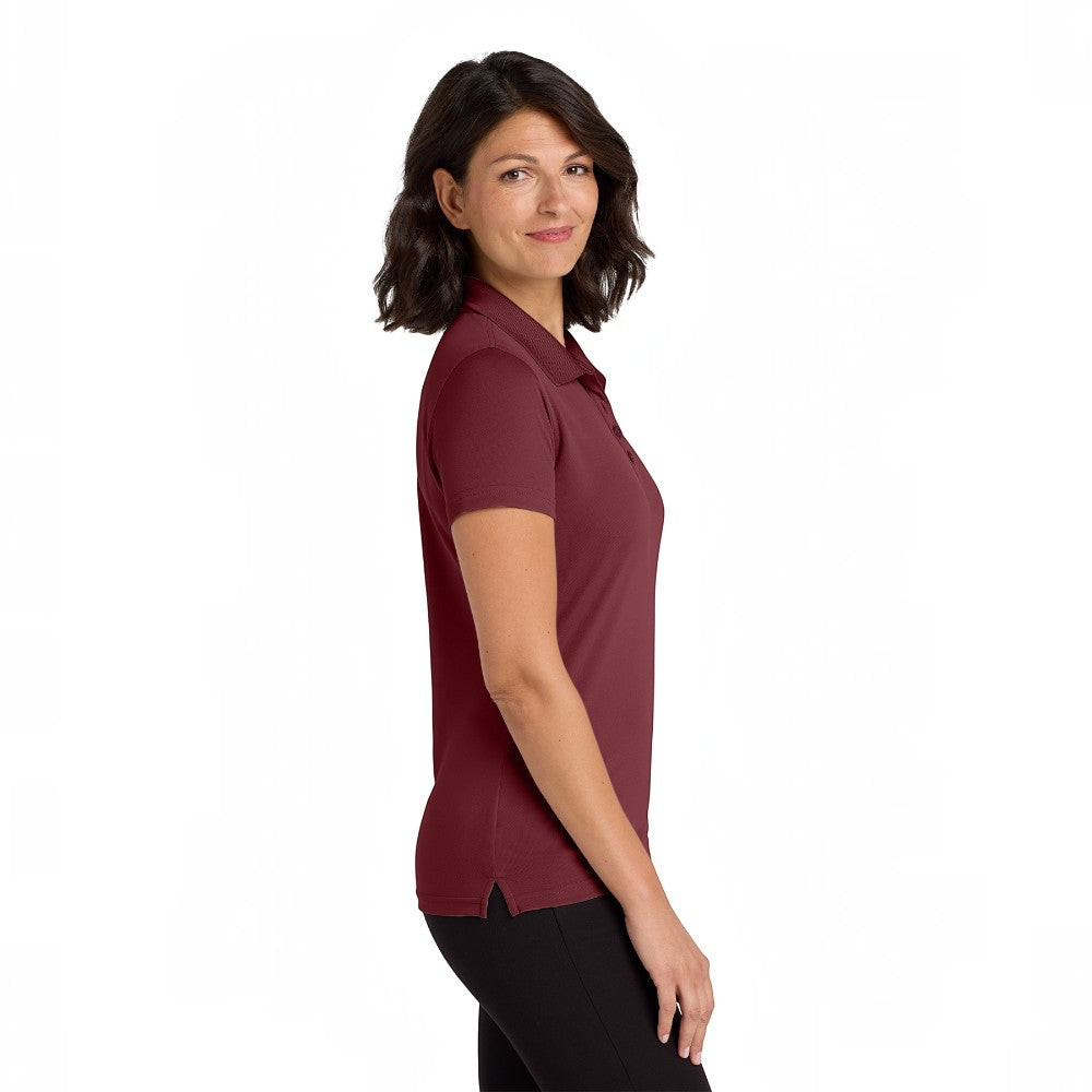 Port Authority® Women's Dry Zone® UV Micro-Mesh Polo - Burgundy