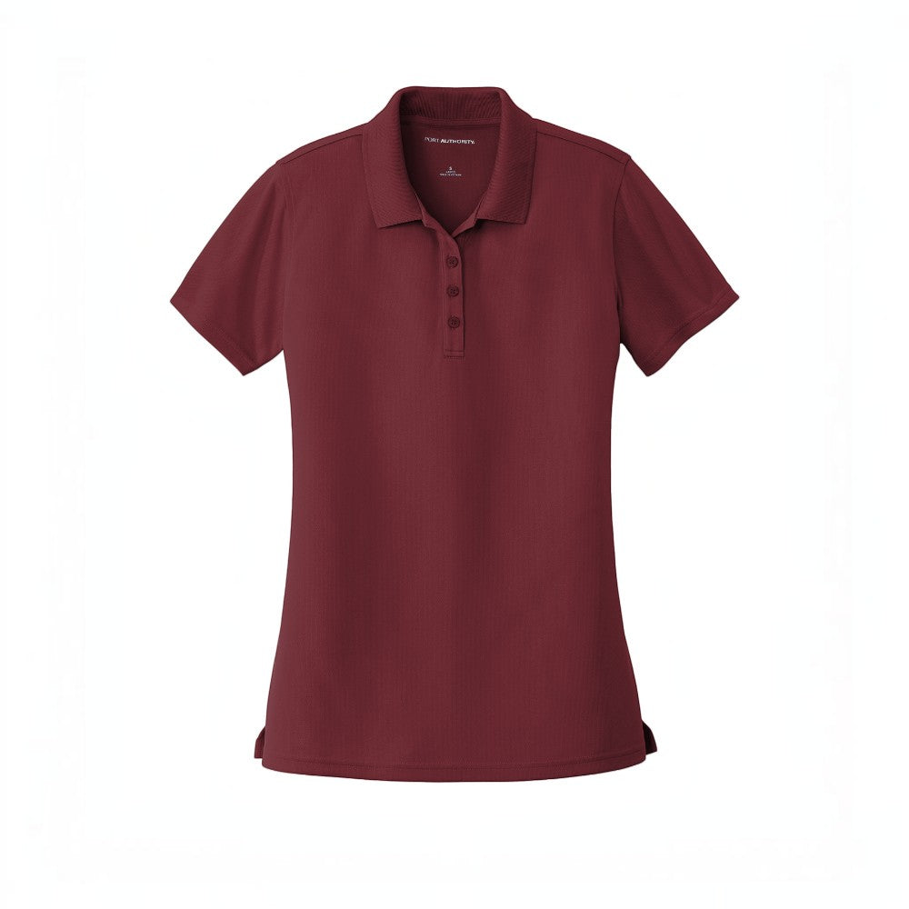 Port Authority® Women's Dry Zone® UV Micro-Mesh Polo - Burgundy