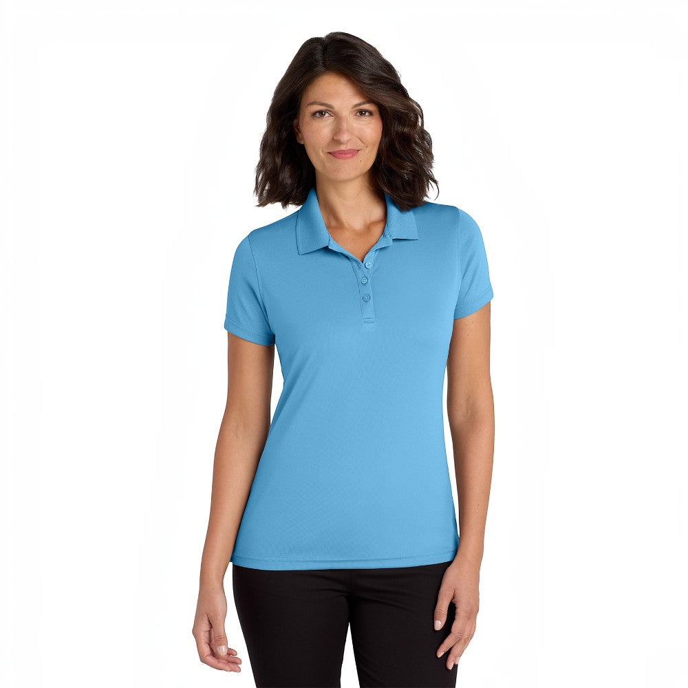 Port Authority® Women's Dry Zone® UV Micro-Mesh Polo - Carolina Blue