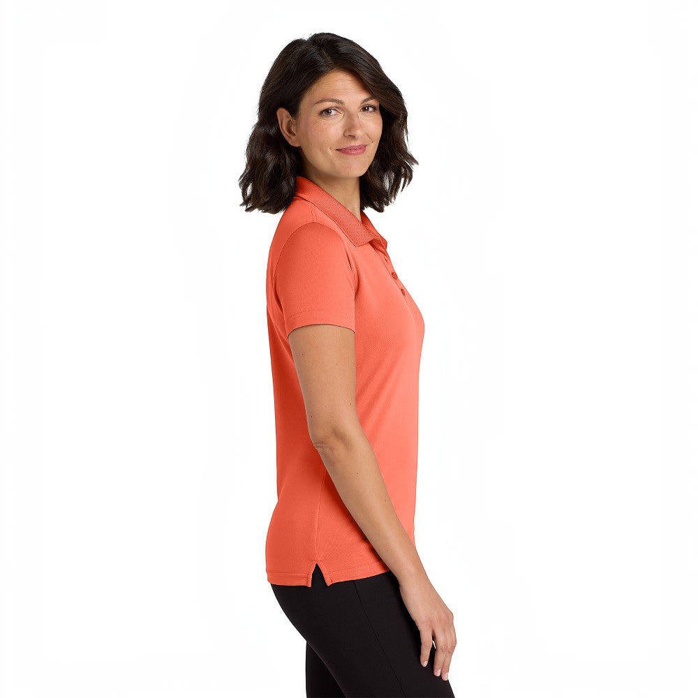 Port Authority® Women's Dry Zone® UV Micro-Mesh Polo - Coral Splash