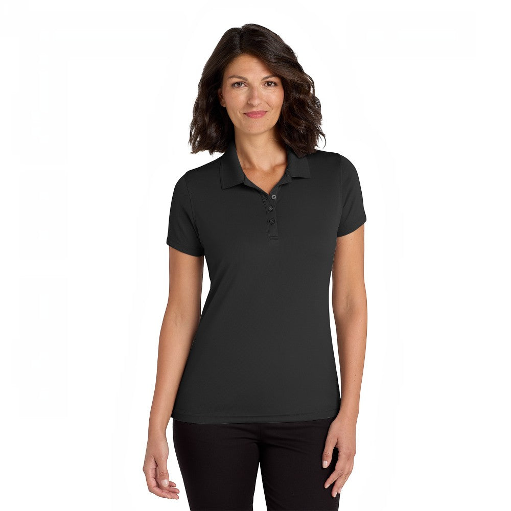 Port Authority® Women's Dry Zone® UV Micro-Mesh Polo - Deep Black