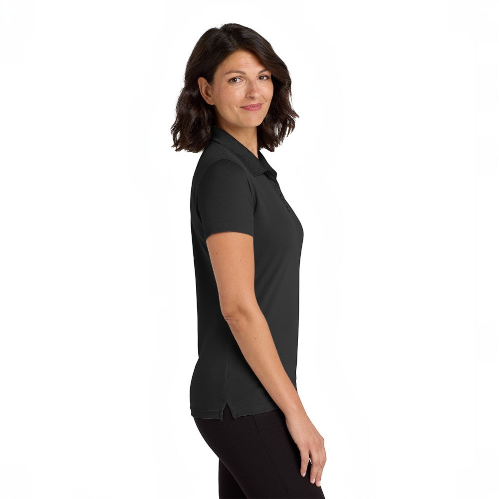 Port Authority® Women's Dry Zone® UV Micro-Mesh Polo - Deep Black