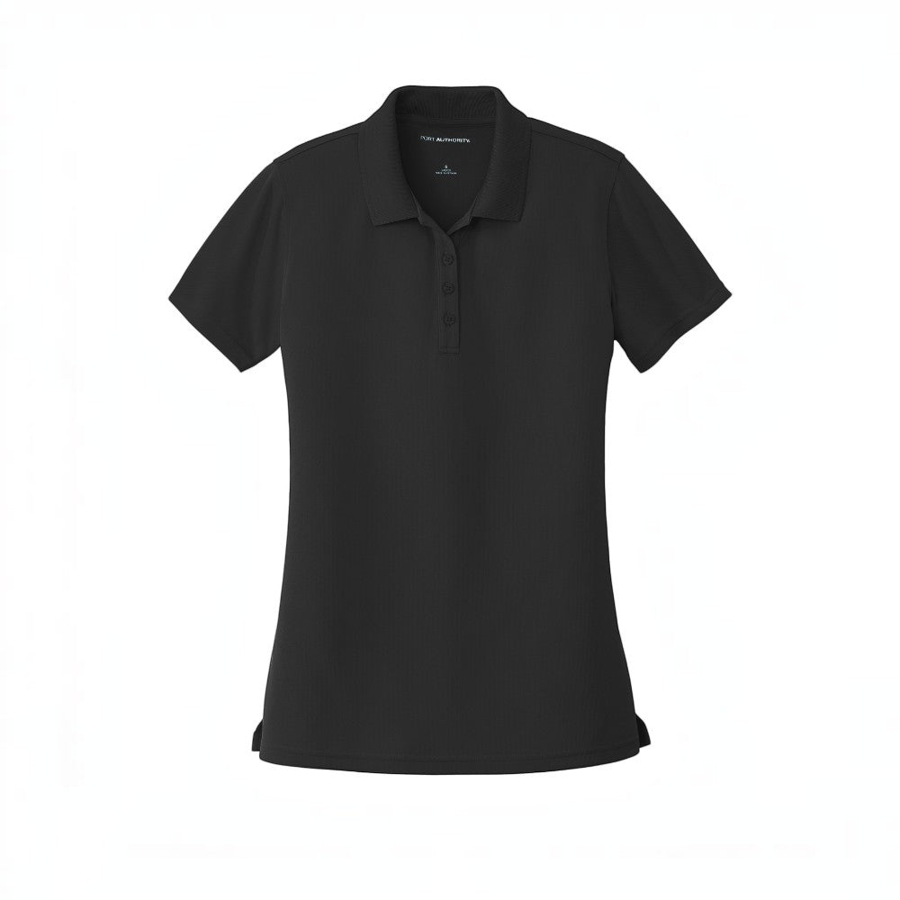 Port Authority® Women's Dry Zone® UV Micro-Mesh Polo - Deep Black