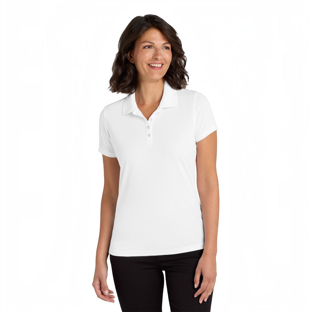 Port Authority® Women's Dry Zone® UV Micro-Mesh Polo - White