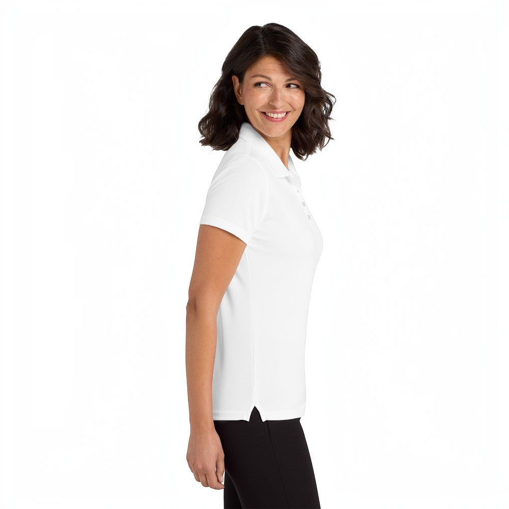 Port Authority® Women's Dry Zone® UV Micro-Mesh Polo - White