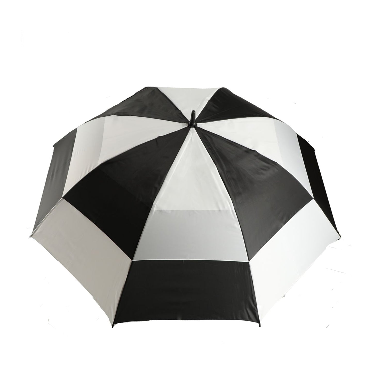 Totes 60" UV Protection Auto Open Golf Umbrella - Black/White