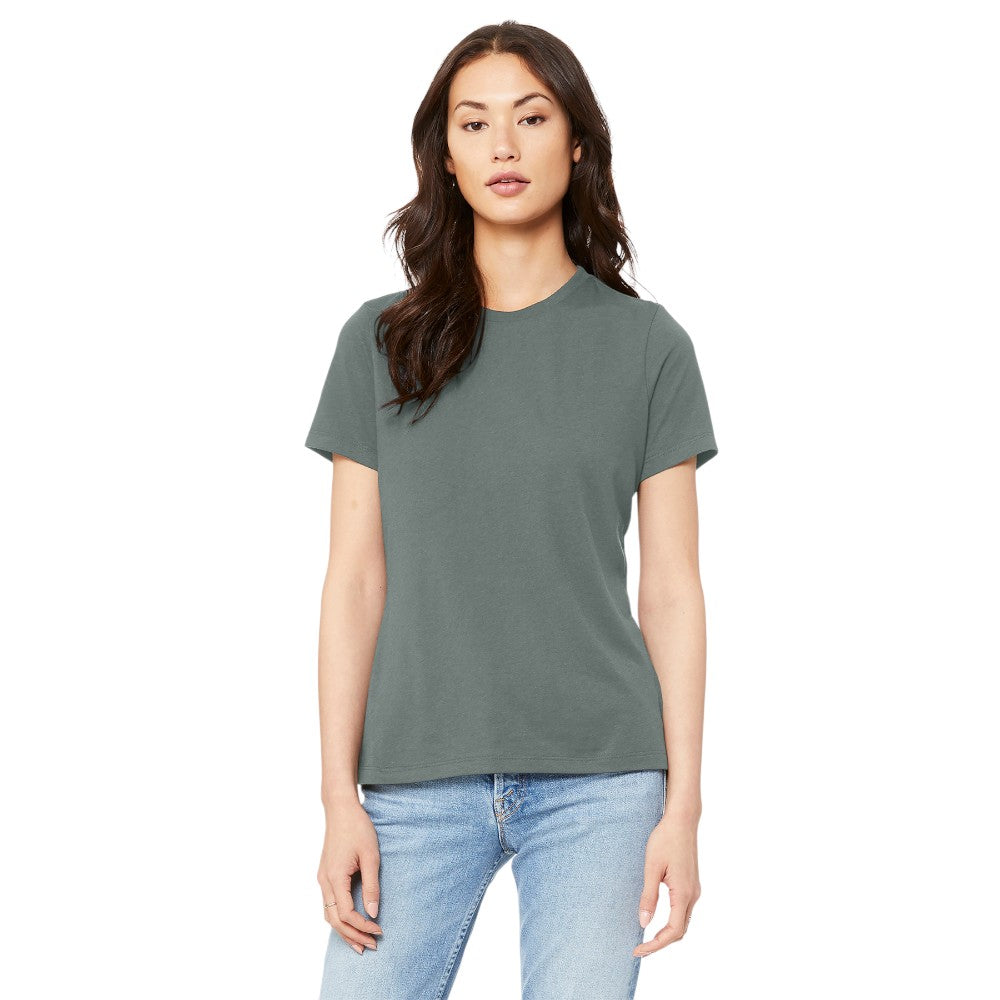 BELLA+CANVAS® Women’s Relaxed Jersey Short Sleeve Tee - Blue Storm