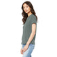 BELLA+CANVAS® Women’s Relaxed Jersey Short Sleeve Tee - Blue Storm