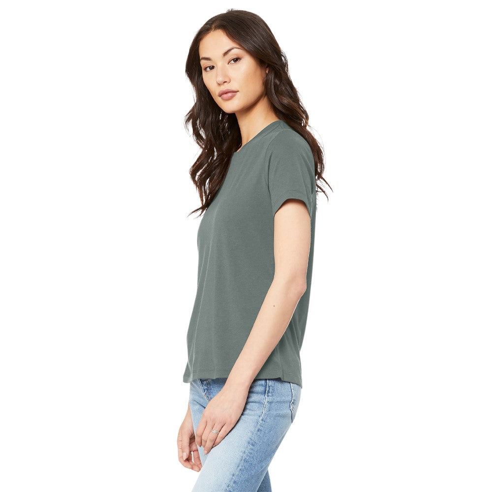 BELLA+CANVAS® Women’s Relaxed Jersey Short Sleeve Tee - Blue Storm